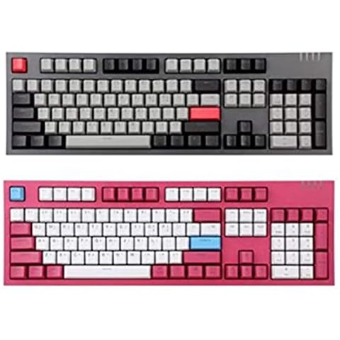 ABKO K660P Premium Kailh Optical Gaming Keyboard Premium IP68 3 Color Keycaps Moving & Side RGB LED Korean - English Layout (Magenta) Cover