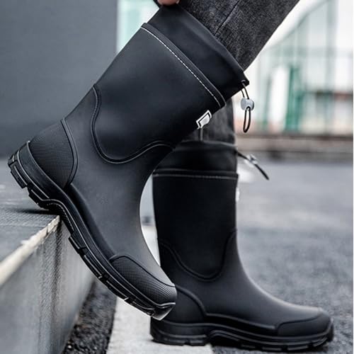 Rain boots jardinage bottine PVC femme classiques et durables
