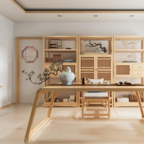 Marco de ventana vintage de madera con cuadrícula elegante para pared 3