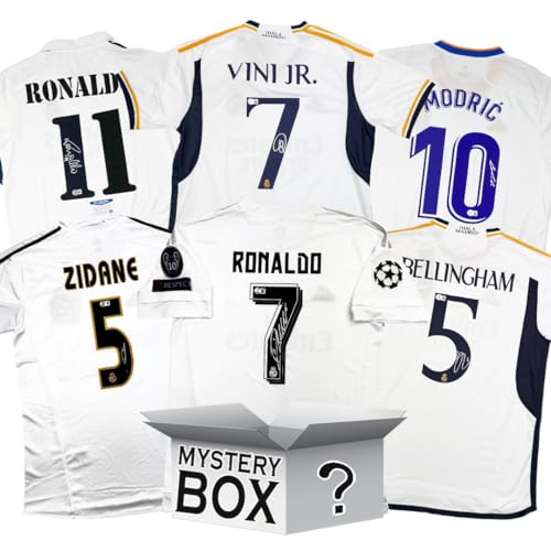 Real Madrid Signed Soccer Jersey Mystery Box with COA