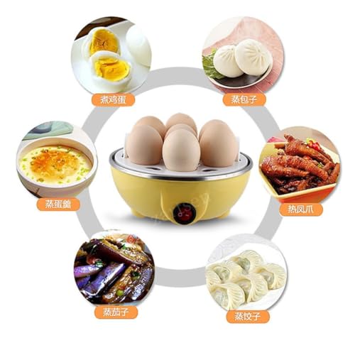 Panela Elétrica Cozinhar Ovos Cozedor Elétrico Vapor Cozinha Multi Funções Ovos Egg Cooker 220V(Azul