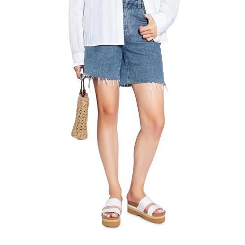 DREAM PAIRS DREAM PAIRS Women's Platform Slides Sandals Comfortable Arch Support Two Strap Slip On Fashion Beach Wedge Sandals,Size 9,White,DWUMSS2533