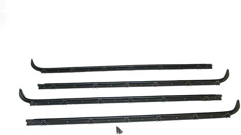 Fairchild Industries KF2021 Belt Weatherstrip Kit (Inner & Outer Driver Side and Passenger Side) for a 1989-1990 Ford Bronco II Replaces OEM: E3TZ1021453B | E3TZ1021452B | E3TZ1021457B | E3TZ1021456B