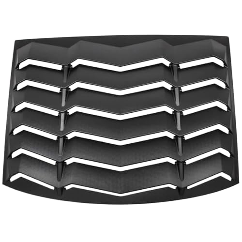 Rear Window Louver, Matte Black ABS, Compatible for Dodge Charger SXT/GT/RT/RT 2011-2023 Scat Pack/Scat Pack Widebody/SRT Hellcat Widebody