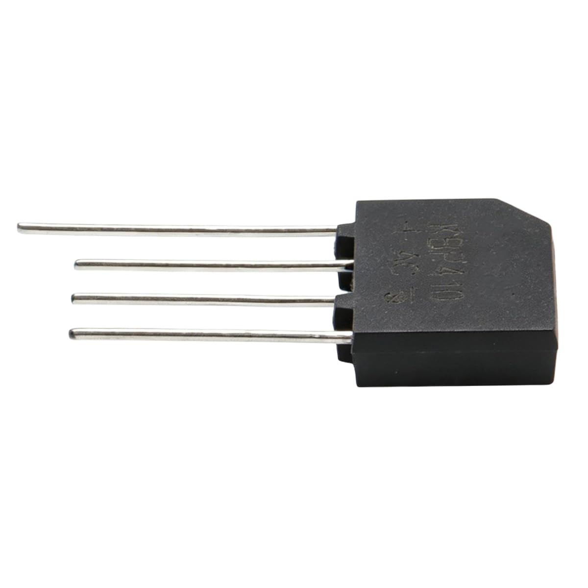KBP410 - 10 diodi raddrizzatori a ponte monofase, 1000 V/4 A, onda intera, 4 Ampere, 1000 Volt, diodi elettronici al silicio, 4 pin