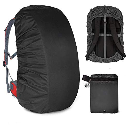 Funda impermeable para mochila, 30 – 40 l, para senderismo, camping, viajes, ciclismo, diseño de bolsa de transporte integrada