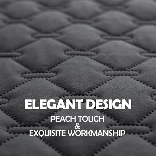 Image of gogobunny 3X Stronger Waterproof Pet Blanket, Scratch Proof Furniture Protector for Dogs Cats, Reversible Cover 30x70 Inch, Dark Grey
