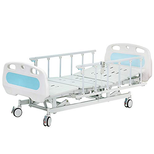Hopefull (Model No : Hc-3 Premium 3 Function Full Electric Hospital Bed With Linak/Dewert Motos & Control Box And Metal Slots #TOP1