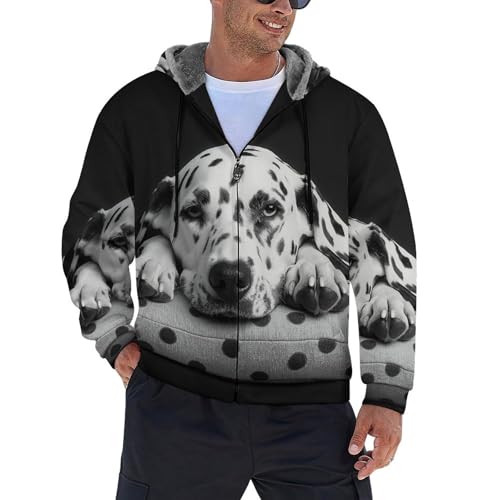 Veste polaire à capuche homme pour les journées froides d'hiver