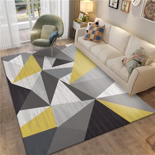Moquette chambre de luxe à motif géométrique moderne 120x170cm