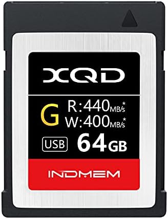 XQD 64GB Memory Card, 5X Tough MLC XQD Flash Memory Card High Speed G Series| Max Read 440MB/s, Max Write 400MB/s