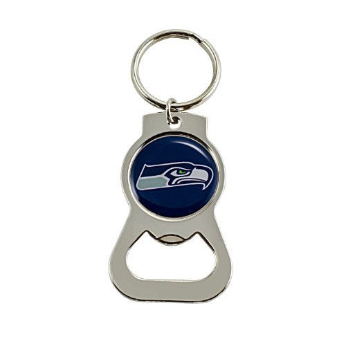 aminco NFL Seattle Seahawks Flaschenöffner Schlüsselanhänger, 3,5 x 1,5 x 0,8 cm – Ansicht 1