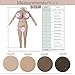 Whole Body Silicone Bodysuit X Cup Crossdressing Male to Female, Huge S Cup Silicone Breast Forms for Crossdresser Drag Queen Cosplay (S Cup, Color#01)