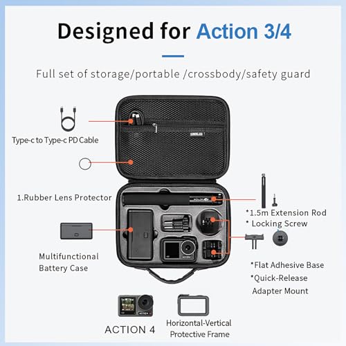 xocome Osmo Action 5 Sports Camera Bag - Image 3