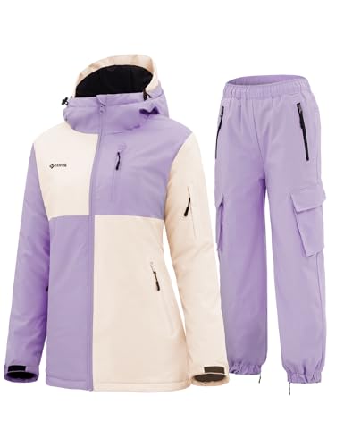 GEMYSE Women's Windproof Ski Set