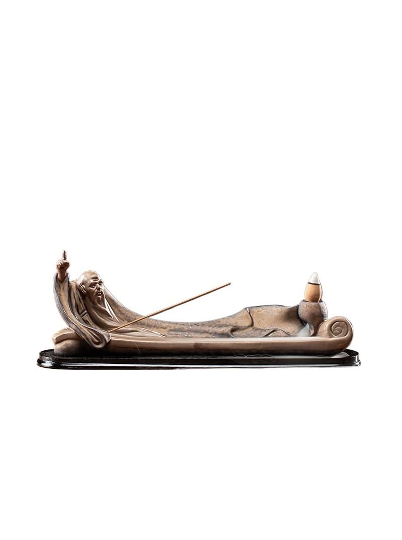 Incense Holder Base Backflow Incense Burner Zen Home Stick Creative Ceramic Antique Agarwood Holder Aromatherapy