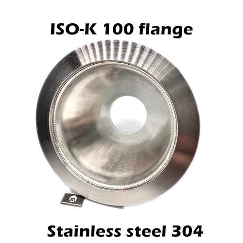 Image of bmotiontech ISO-K 100 Flange (clamp Type) to KF50 NW50 Flange conical Reducer Converter Adapter (ISO-K100 to KF50 Reducer)
