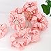 16 Pacs Pink Satin Scrunchies Bridesmaid Proposal Gifts Hair Ties Scrunchies for Women Girls Bachelorette Party Favors(Pink)