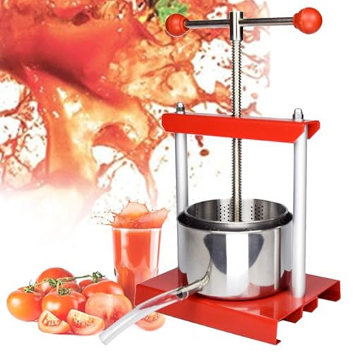 Prensa HidráUlica Para Vino De Frutas, 100% Natural, Para Hacer Zumos, Manual, Trituradora De Manzanas, Uvas, Bayas Y Verduras, Para Aceite De Oliva, Sidra Y Vino,3L