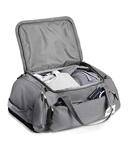 The North Face Berkeley Duffel—M, Mid Grey Light Heather/TNF Black Heather, OS