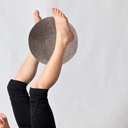 Colcolo 滑り止め耐久性のあるヨガボールカバー滑り止めボール22インインガード収納バッグ, コーヒー, 55cm 6枚目