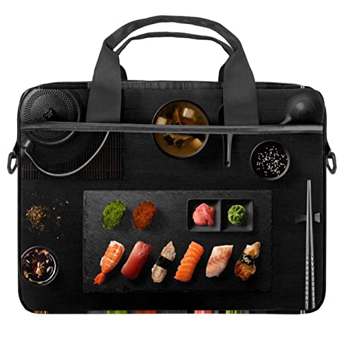 Sacoche pour ordinateur portable 13 14 pouces motif sushi multicolore