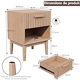 Zoom IMG-1 foerpl comodino 2pc in legno Zoom IMG-1 foerpl comodino 2pc in legno