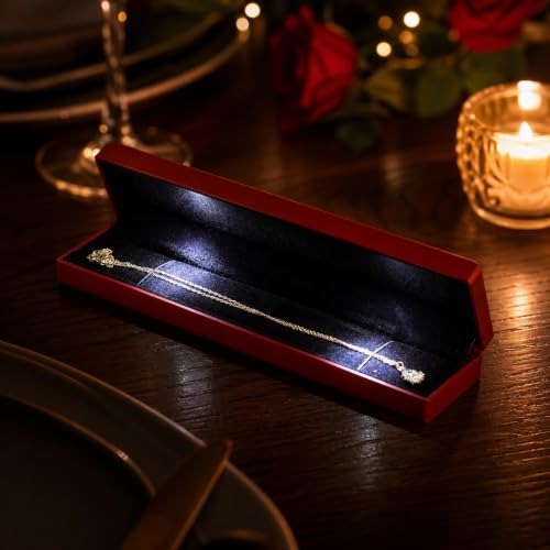 predolo Écrin à LED Luxueuse | Veltée, Boîte à Bijx Présentation, pr – vue 6