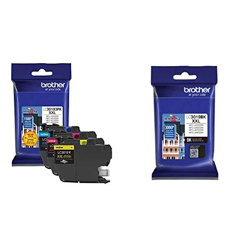Ripley - CARTUCHOS DE TINTA BROTHER PRINTER LC30193PK SUPER HIGH YIELD XXL  CIAN/MAGENTA/AMARILLA Y LC3019BK