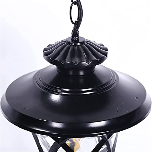 Lampes suspendues de jardin étanches et plafonniers de balcon vintage en métal 32cm - 4
