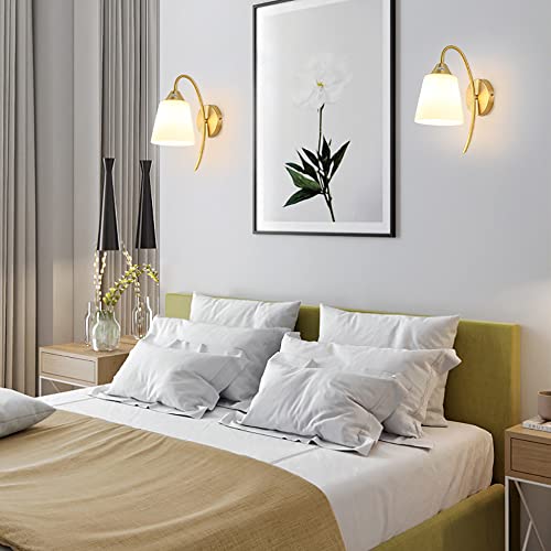 Lampe murale moderne pour couloir sombre solution cuivre - 4