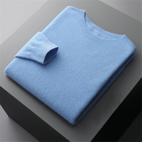 Men's Wool Sweater Autumn Winter Thickened Warm Cashmere Knitted Pullover4