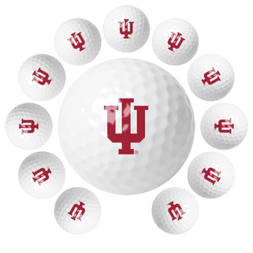LinksWalker Indiana Hoosiers Golf Balls 12-Pack