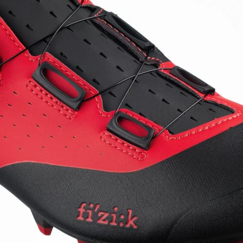 Image of Fizik Vento Overcurve X3,Off-Road Gravel Boa Shoes, Red /Black, 9
