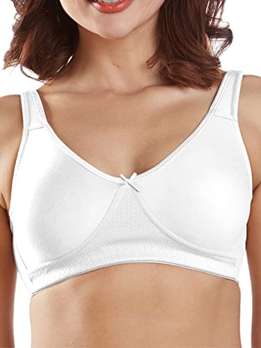 Image of SONARI Womens High Coverage Regular Bra | Poly Cotton Fabric, Non Padded, Non Wired, Comfort Bra | Adjustable and Wide Shoulder Straps, U Back Design with Hook & Eye Closure - Lavish