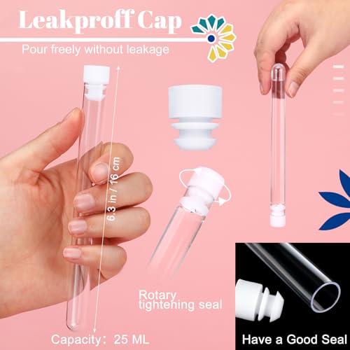 Image of Copkim 38 Pcs Tampon Tube Set for Women,Geometric Style | Plastic Travel Tube Containers, Reusable Wrappers, for Festivals Cruises Sports Events Concert