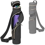 Rexmica Playmat Boîte à tubes avec porte-dioxyde pour W36 x L61 tapis de cm, sac de rangement pour tubes de jeu TCG MTG, Jeu de carte Jouer sac de conteneur Mat avec bande d'épaule