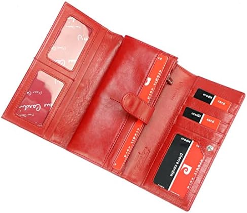 Pierre Cardin Portafoglio grande lucido da donna in 100% pelle naturale laccata 18,5 x 10 x 3 cm per 8 carte, 3 scomparti per banconote 1 portamonete, Cenere, 05 LINE, Classico