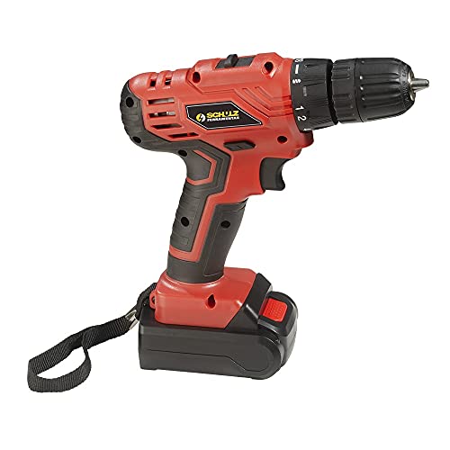 Schulz Parafusadeira A Bateria 12V C/Carregador Bivolt. Ferramenta Com Motor Eletrico Incorporado Uso Manual C/Acessorios