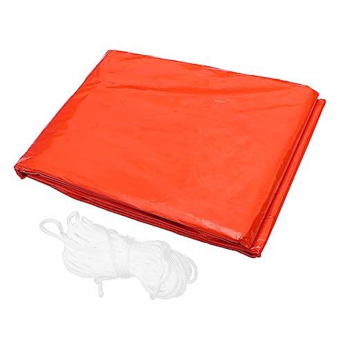 KESYOO Emergency Survival Tent Portable Outdoor Shelter for First Aid Compact Thermal Tube Tent for Earthquake Camping Hiking Lightweight Easy to Carry Orange