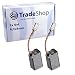 Produktbild 2x Kohlebürsten für FLEX 399647 PE 14-2 150, PE 14-3 125, WST 700 VV Plus, WST 1000 FV, LD 15-10 125, SE14-2125, WST 700 / Motorkohlen Kohlestifte
