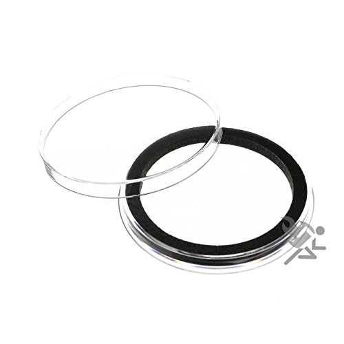 Porta Monedas Air-Tite Anillo Negro 54mm para 2oz Plata miniatura 1