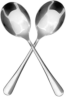 Stainless Steel X-Large Serving Spoons (2-Pack), Serving Utensil, Buffet & Banquet Style Serving