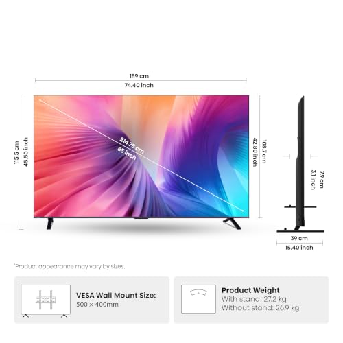 Image of Toshiba 85 Inch 85Z570SP Mini Dimming LED | 144Hz Game Mode| Dolby Vision IQ | AI Picture & Sound | Hands-Free Voice