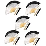 Hand held fan:the vintage style hand fan features lightweight and foldable, which is convenient for you to carry,hand holding fan