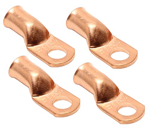 Cosses en cuivre pur Fastronix 1/0 Gauge | Bornes de batterie haute conductivité