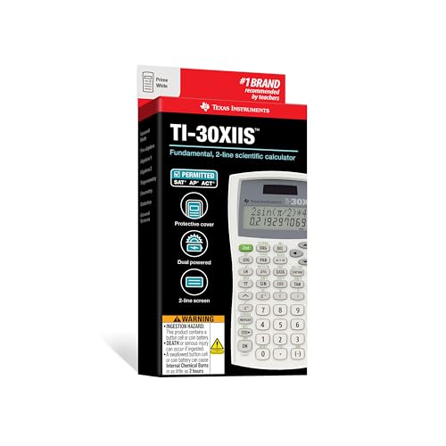 Texas Instruments TI-30XIIS Scientific Calculator, White | Two-line calculator; Statistics and Advanced Scientific Functions - image 6