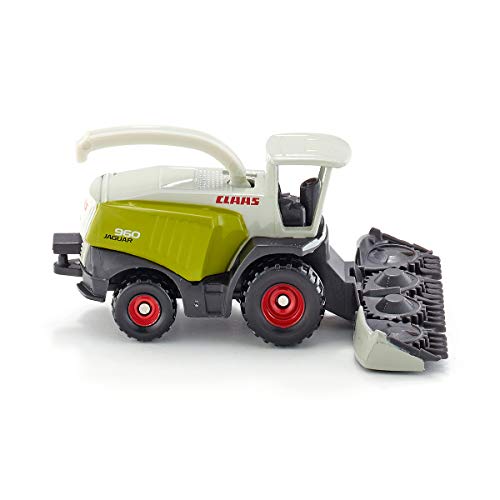 Siku 1665, John Deere Traktor mit Ballenpresse inkl. 2 Ballen, Metal/Kunststoff, Grün, Bewegliche Teile & 1418 Claas… – Bild 7