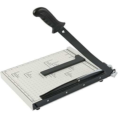 裁断機 カッター ペーパーカッター 1cm単位目盛り付事務器 カッターマット A4-B7対応 ペーパー 写真 10枚裁断