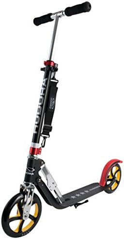HUDORA 14708 BigWheel 205-Das Original mit RX Pro Technologie-Tret-Roller klappbar-City-Scooter, grün/schwarz